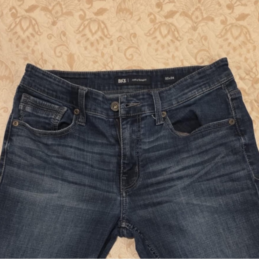 BKE Jake Straight Dark Wash Jean